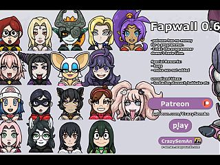Fapwall Weird Hentai game Rouge the bat assfucked by 3 dick